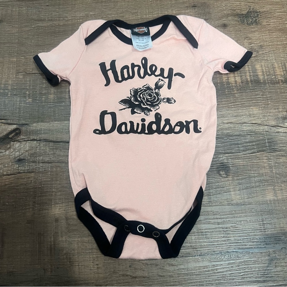 Harley Davidson onesie